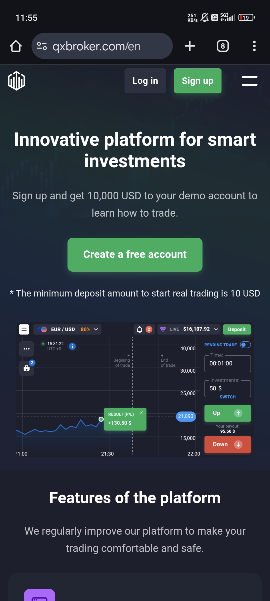 Quotex AI bot telegram interface showing trading signals