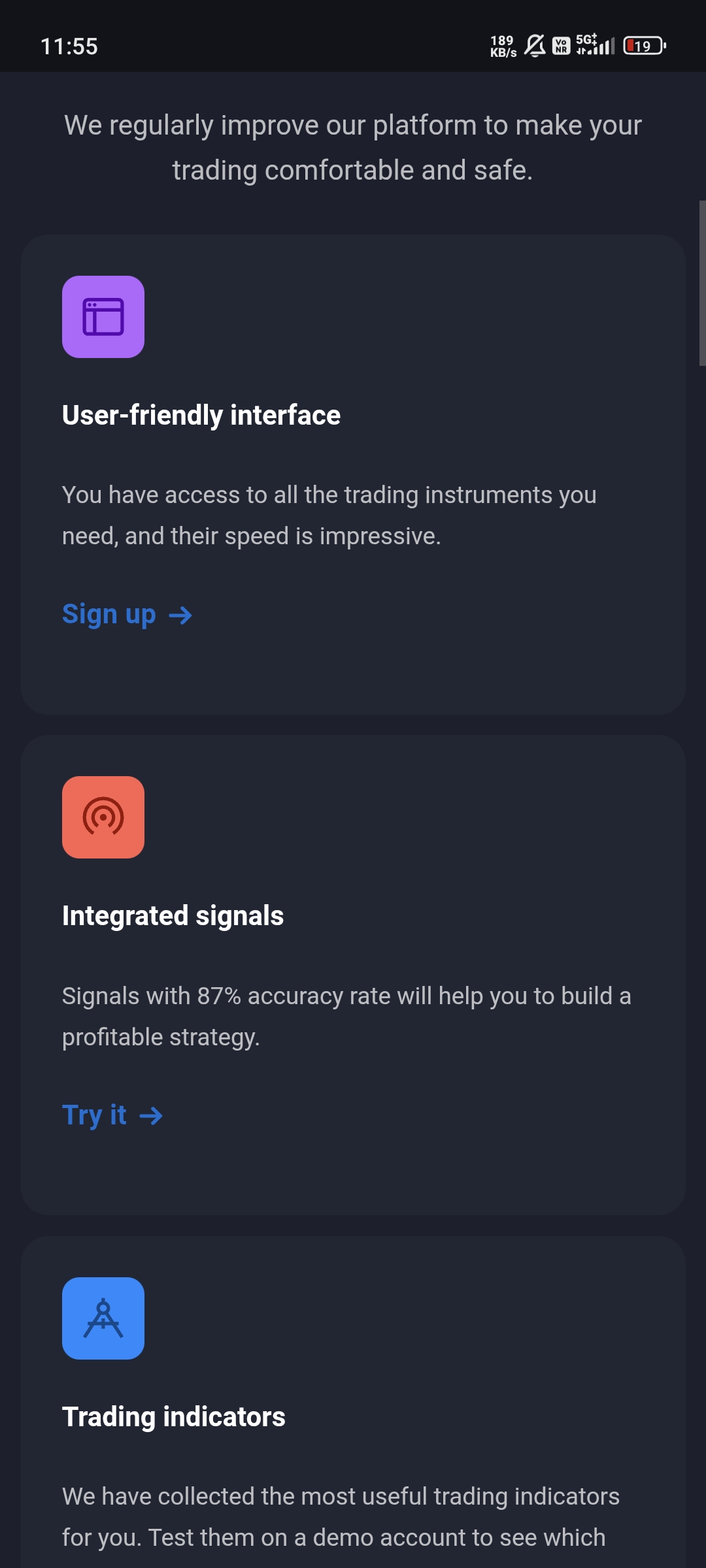 Quotex trading signals with entry points and predictions