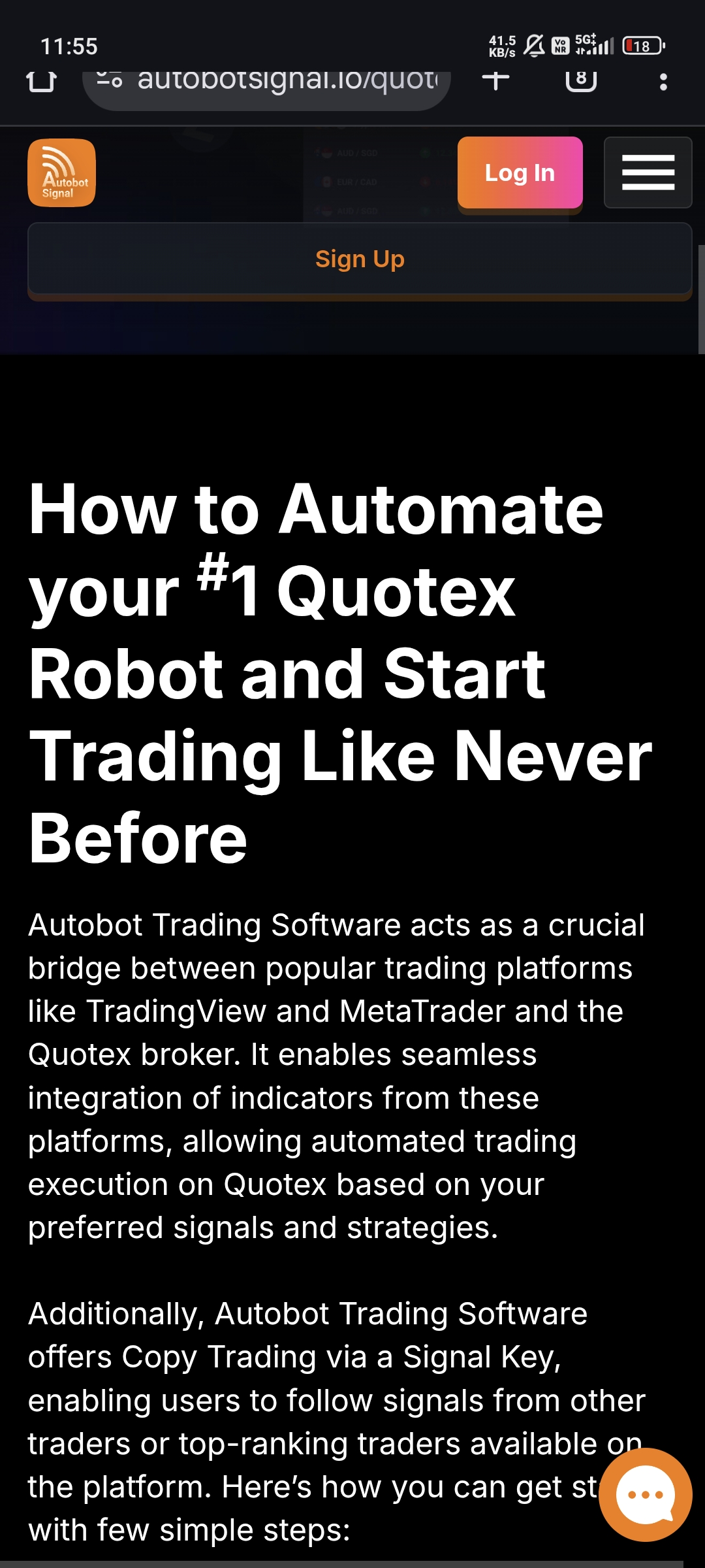 Quotex sureshot signal results showing winning trades